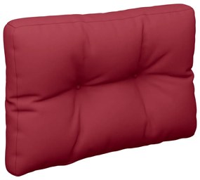 Almofadões para móveis de paletes 2 pcs tecido vermelho tinto