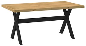 Mesa de jantar NOAIN Pernas em forma X 160x90x75cm pinho maciço