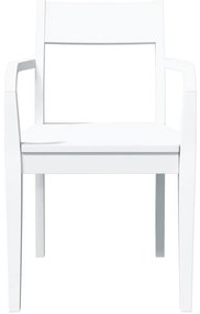 Cadeiras de jantar 2 pcs madeira de seringueira maciça branco