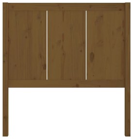 Cabeceira de cama 105,5x4x100 cm pinho maciço castanho mel