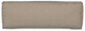 almofadas de palete para banco 2 pcs taupe 120x40x8 cm tecido oxford