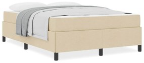 Cama Box Creme, Preto 140 x 190 cm