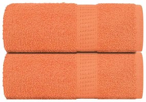 Toalhas de bidé 2 pcs 30x50 cm 360 gsm 100% algodão rosa