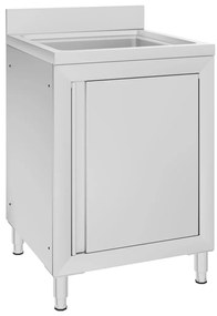 Armário p/ lava-louça cozinha comercial 60x60x96cm aço inoxid.