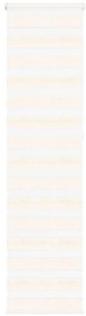 vidaXL Cortina de zebra 60x230 cm largura do tecido 55,9 cm poliéster