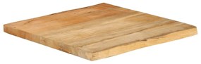 Tampo de mesa c/ borda viva 40x40x2,5 cm mangueira maciça