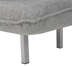 Poltrona/Cama Giratória em Tecido - Cinzento-Claro - Design Moderno