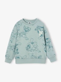 Sweat Patrulha Pata®, para criança verde-água