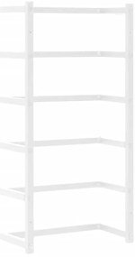 Toalheiro 24x12x48 cm aço branco