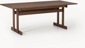 Mesa de jantar extensível em madeira de carvalho Brynn, vários tamanhos