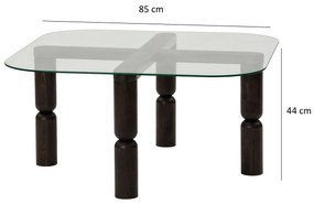 Mesa de Café Kei - Antracite - 80x40x80 cm