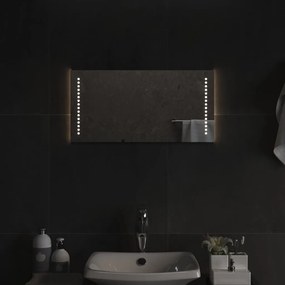 vidaXL Espelho de casa de banho com luzes LED 30x60 cm