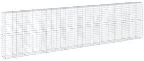 Cesto gabião com cobertura 800x50x200 cm ferro galvanizado