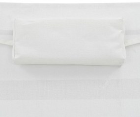 Espreguiçadeiras com mesa 2 pcs vime PE e textilene preto