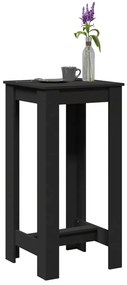 Mesa de bar 51x50x103,5 cm derivados de madeira preto
