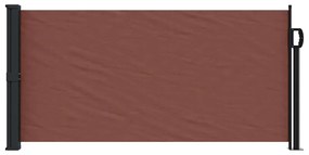 Toldo lateral retrátil 100x300 cm castanho