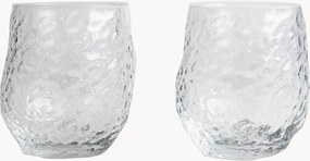 Copos de vidro artesanais Swan, conjunto de 2