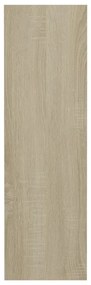Sapateiras de parede 2 pcs 80x18x60cm contrapl. carvalho sonoma