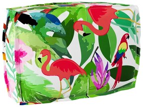 vidaXL Almofada para Palete - Encosto Selva Tropical 60 x 40 x 12 cm, Tecido Oxford
