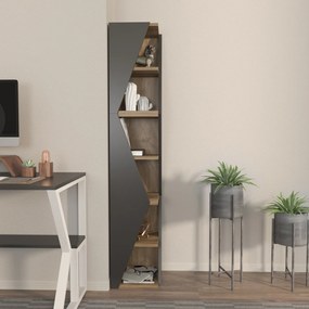 Estante Arrow – Preto Nogueira – 31,8x165x31,8 cm