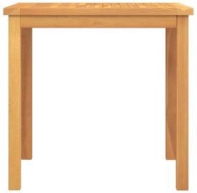 5 pcs conjunto de jantar p/ jardim madeira de teca maciça