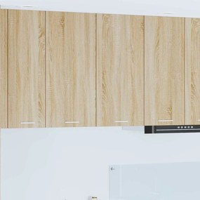 vidaXL Armário suspenso com porta Carvalho Sonoma 80 x 31 x 80 cm