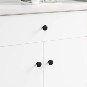 vidaXL Cabo 1461 pcs Preto Ø30 mm Alumínio