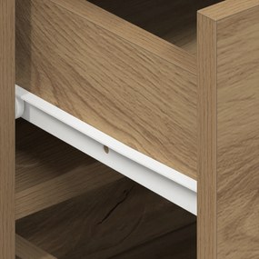 Buffet vidaXL Carvalho Artesanal Madeira engenheirada 120 x 36 x 69 cm