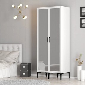 Guarda-roupa Kumsal RR – Branco – 80x47,5x201,4 cm