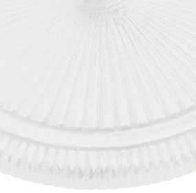 Base para guarda-sol ferro fundido 45x45x30 cm branco