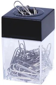 Porta-Clips Q-Connect Quadrado – Compacto, Resistente e Funcional