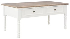 vidaXL Mesa de centro 100x55x45 cm madeira branco