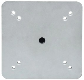 Base de guarda-sol de enterrar com haste 16x16x52 cm aço