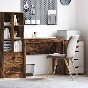 vidaXL Mesa Carvalho Defumado 90 x 40 x 76 cm