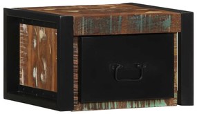 Mesas de cabeceira, 2 pcs, 40x35x25cm madeira maciça recuperada