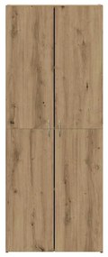 Armário Alto Artisan em Carvalho 60 x 32 x 153 cm Madeira de Qualidade