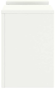 Suportes para Plantas Externas Pilar 2 pcs Branco 24x24x35 cm Aço