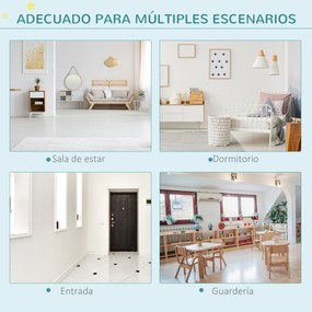 HOMCOM Cômoda Infantil com 3 Gavetas Ármario com Pernas de Madeira para Roupas ou Brinquedos de Pinho e MDF Cor Azul 90x42x80 cm