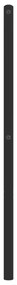 Cabeceira de cama 135 cm metal preto
