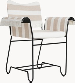 Cadeira de jantar para jardim com franjas Tropique