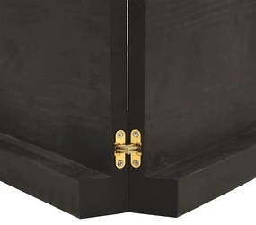 Tampo de mesa com bordas vivas maciço tratado castanho-escuro