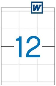 Etiquetas Autocolantes 105x48mm 100 Folhas Apli