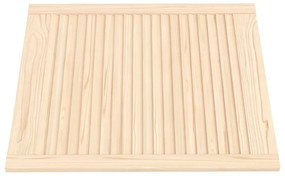 Portas de armário 2 pcs com design de persiana pinho maciço