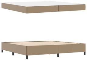 Estrutura de cama com colchão Cappuccino 200 x 200 cm