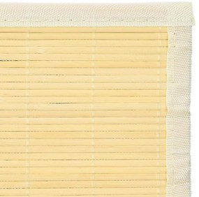 Tapete de bambu 160x230 cm natural