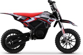 Moto elétrica de cross para crianças Motors Panther 550W Vermelha