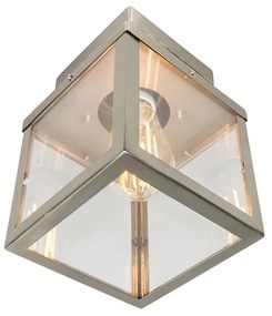 Candeeiro de teto exterior moderno em aço 1 luz - Rotterdam Moderno