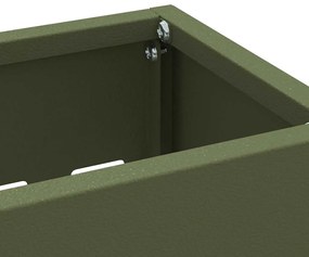 Suporte de Guarda-Chuva Verde-Azeitona , 28x12x41 cm, de Aço