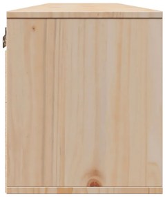 Armários de parede 2 pcs 80x30x35 cm madeira de pinho maciça