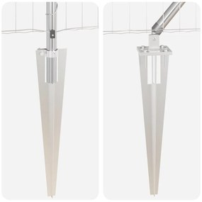 Cerca Euro da com 7 postes de espeto, 1.5 x 10m em aço galvanizado